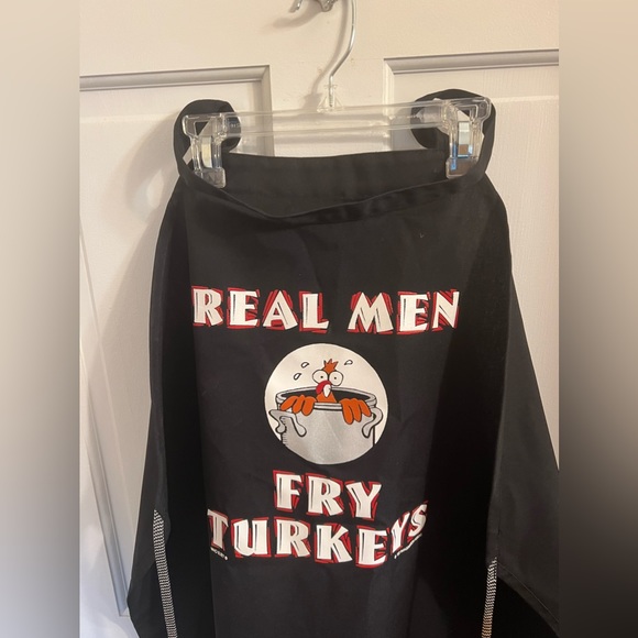 The Funny Apron Company men’s apron. One size 65/35 poly-cotton twill - Picture 2 of 2